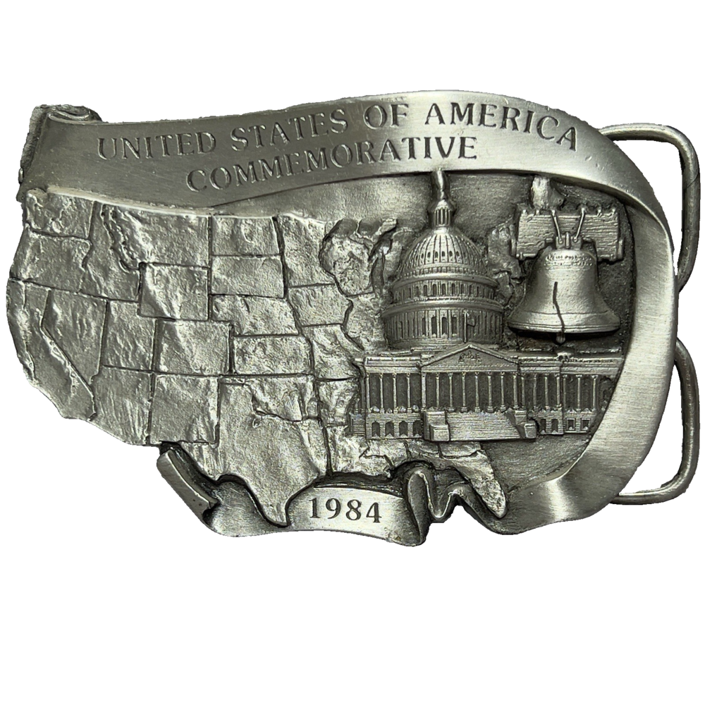 Vintage Arroyo Grande Belt Buckle 1984 USA Commemorative Limited Edition
